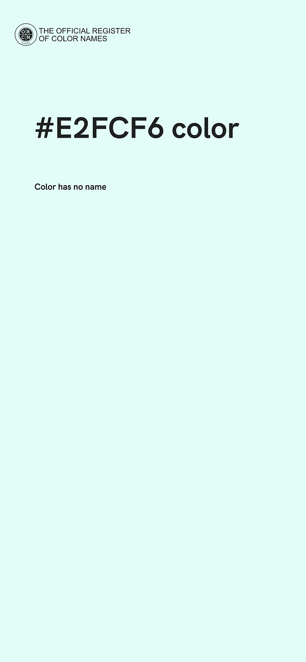#E2FCF6 color image