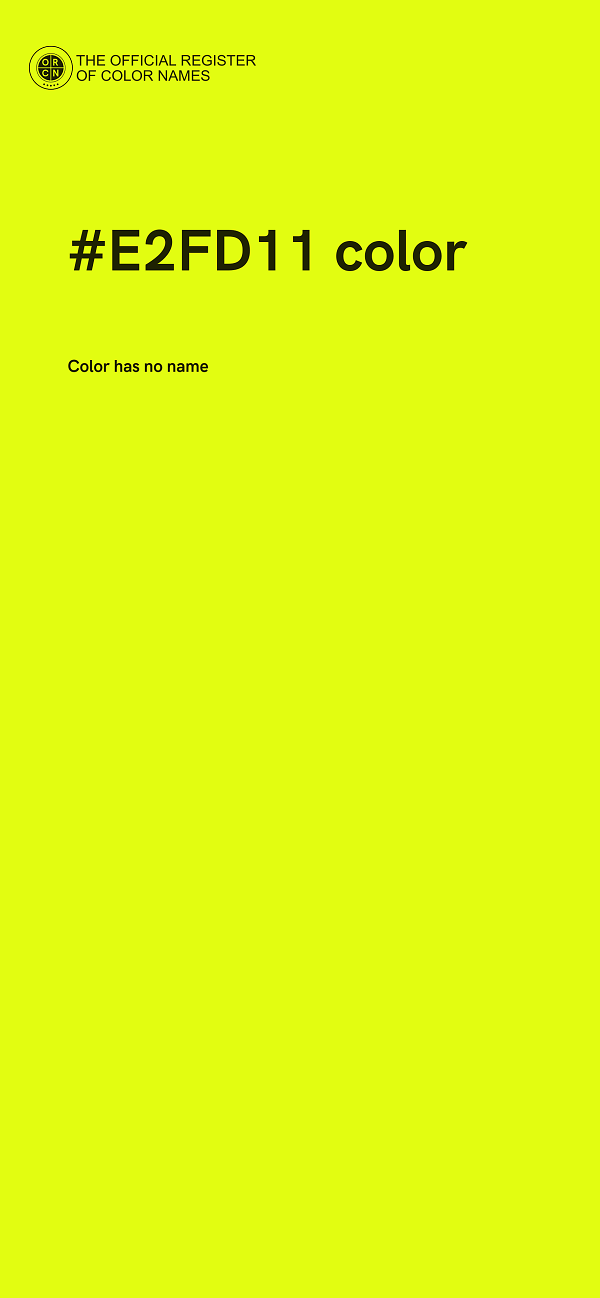 #E2FD11 color image