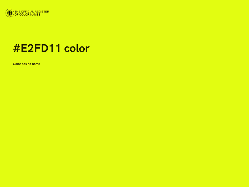 #E2FD11 color image