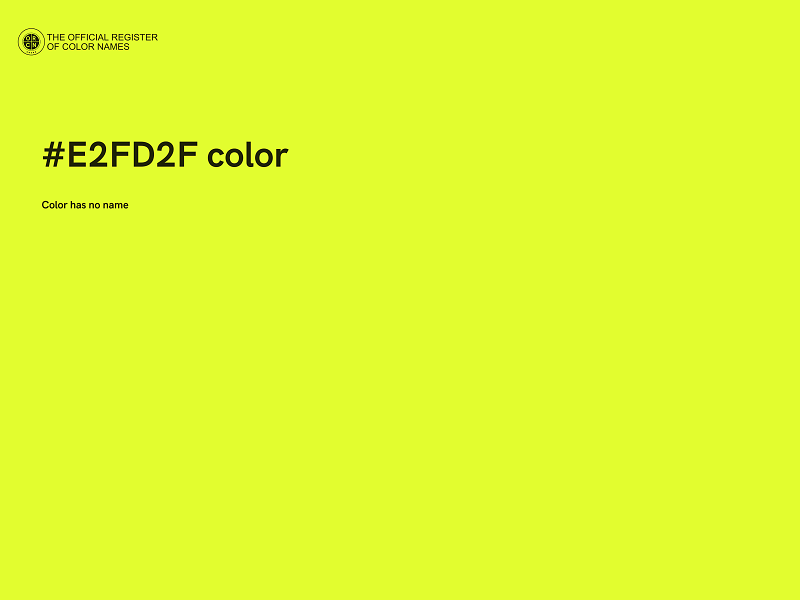 #E2FD2F color image