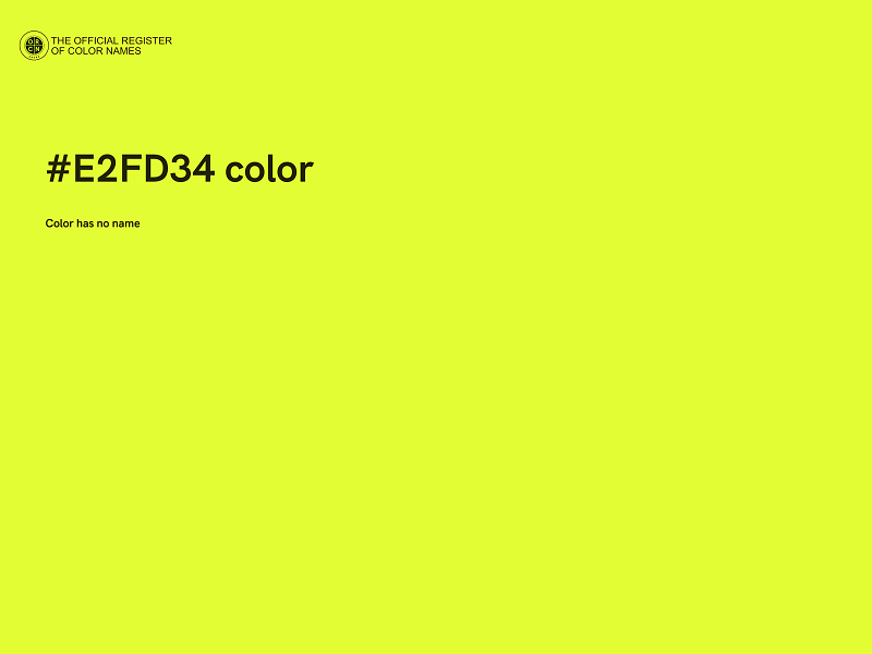 #E2FD34 color image