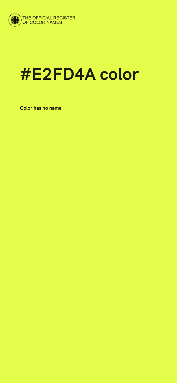 #E2FD4A color image