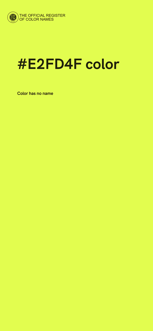 #E2FD4F color image