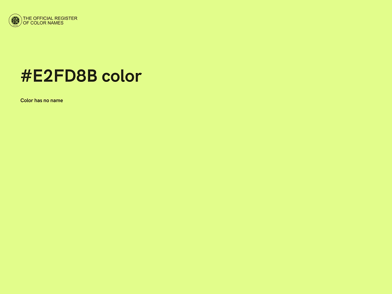 #E2FD8B color image