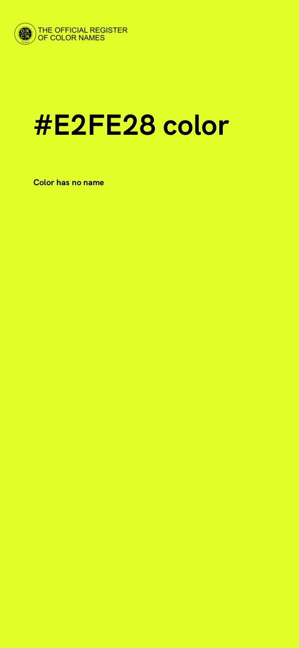 #E2FE28 color image