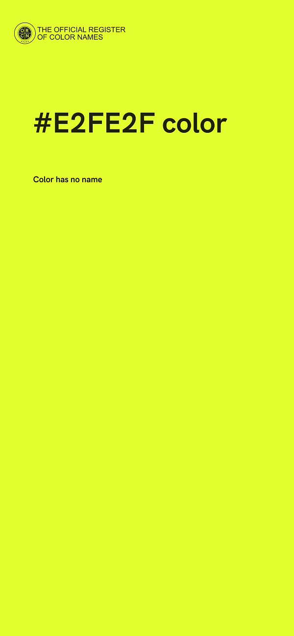 #E2FE2F color image
