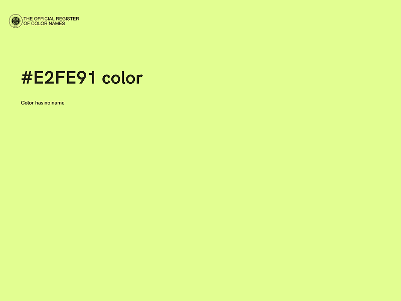 #E2FE91 color image