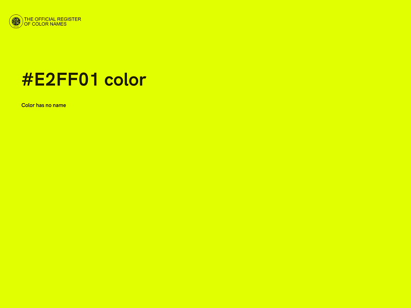 #E2FF01 color image