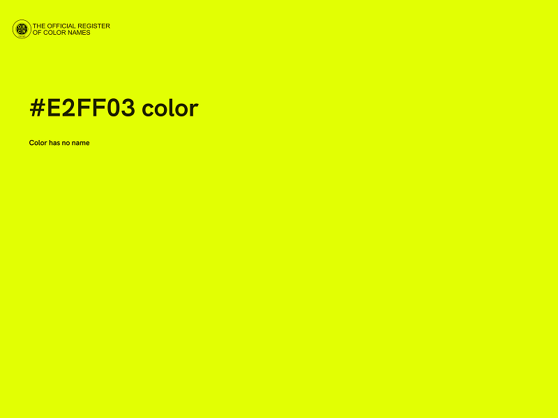 #E2FF03 color image