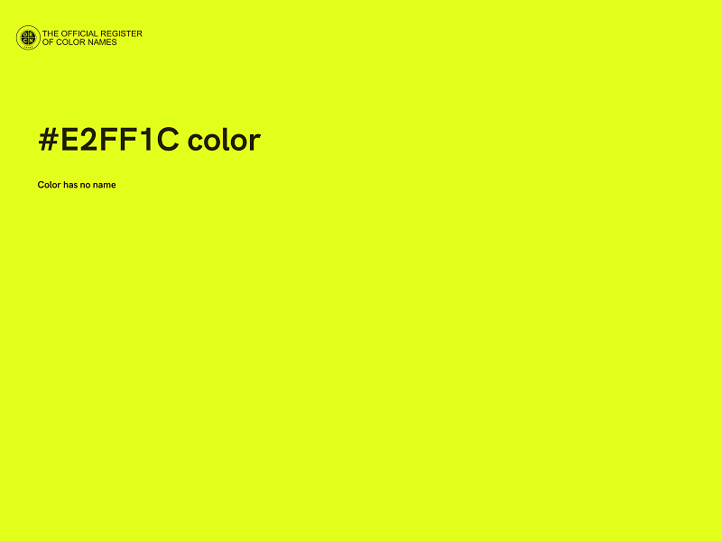 #E2FF1C color image