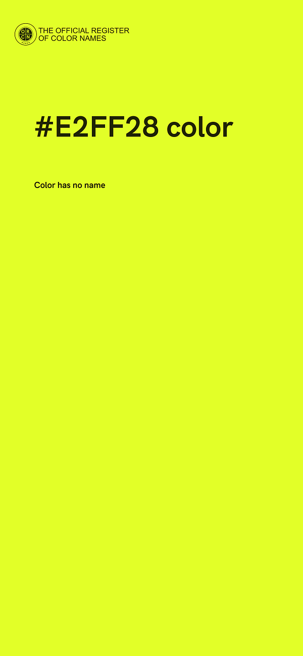 #E2FF28 color image