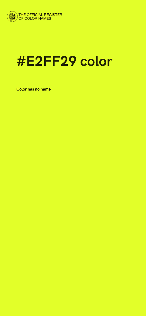 #E2FF29 color image