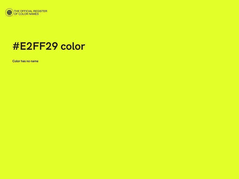 #E2FF29 color image