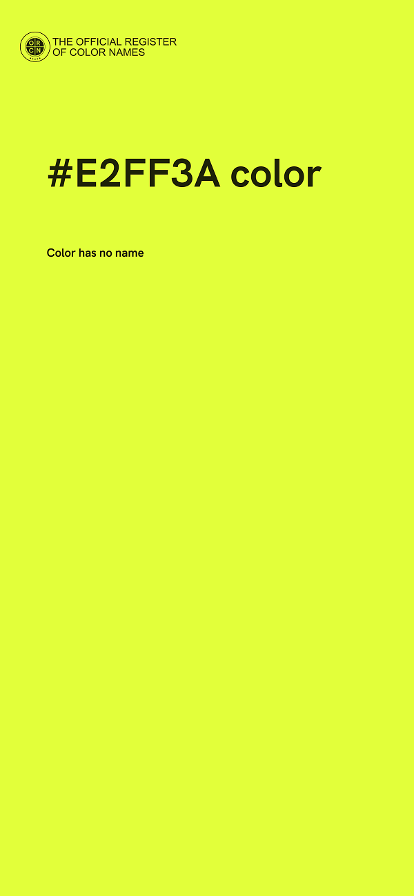#E2FF3A color image