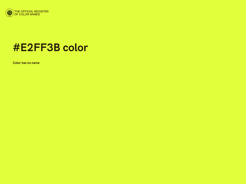 #E2FF3B color image