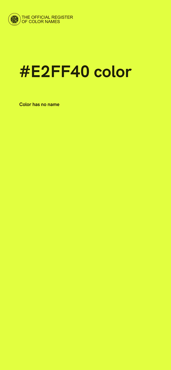 #E2FF40 color image