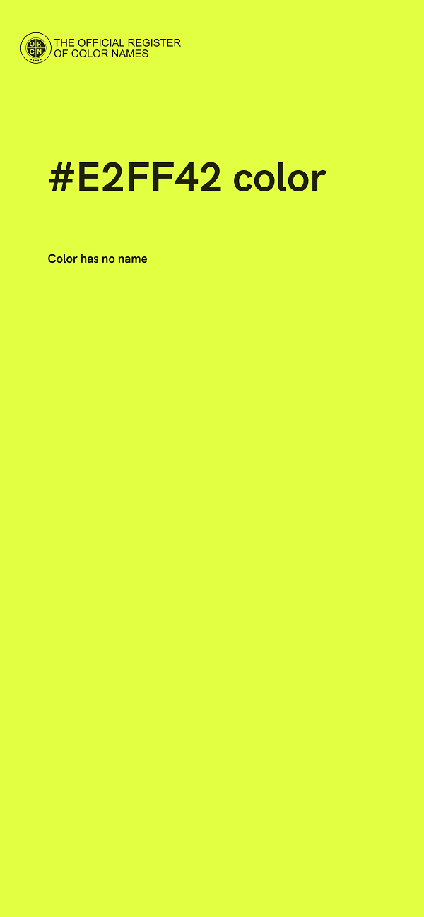 #E2FF42 color image