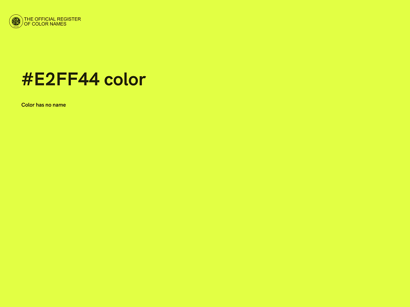 #E2FF44 color image
