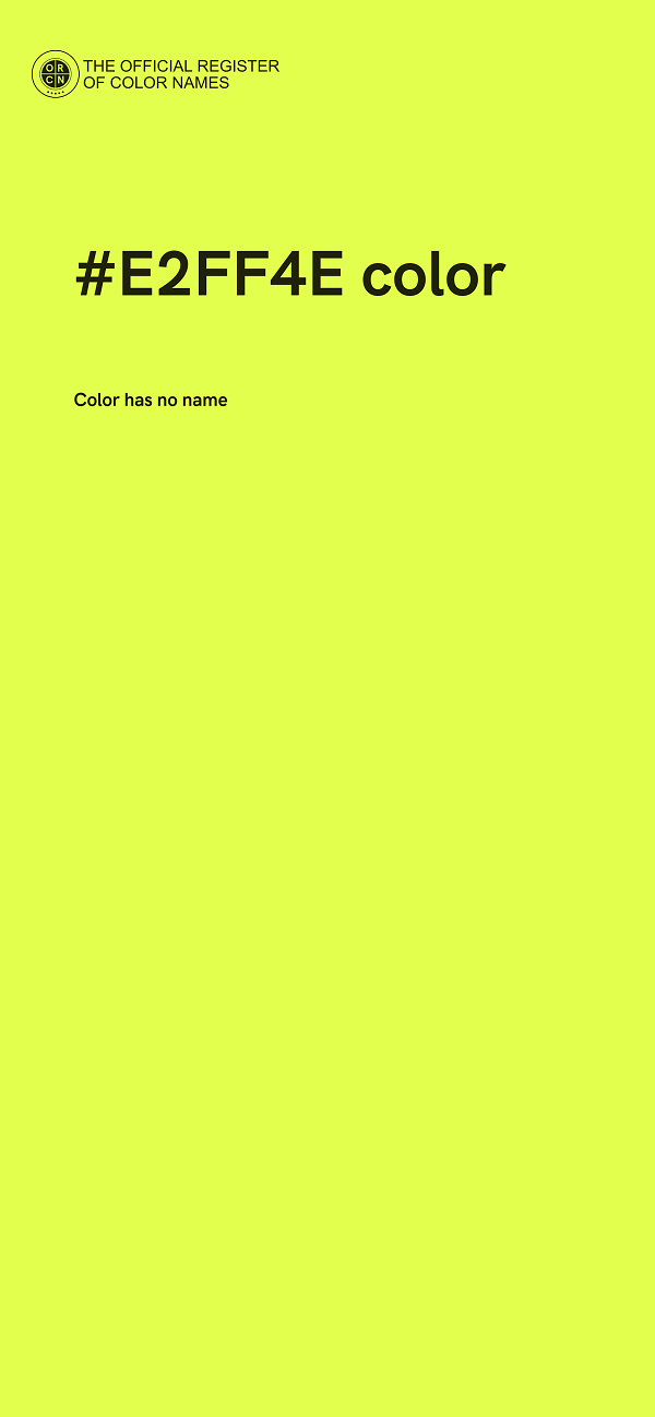 #E2FF4E color image