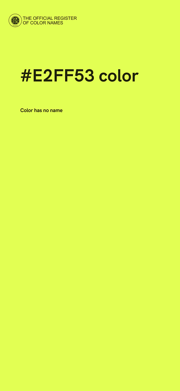 #E2FF53 color image