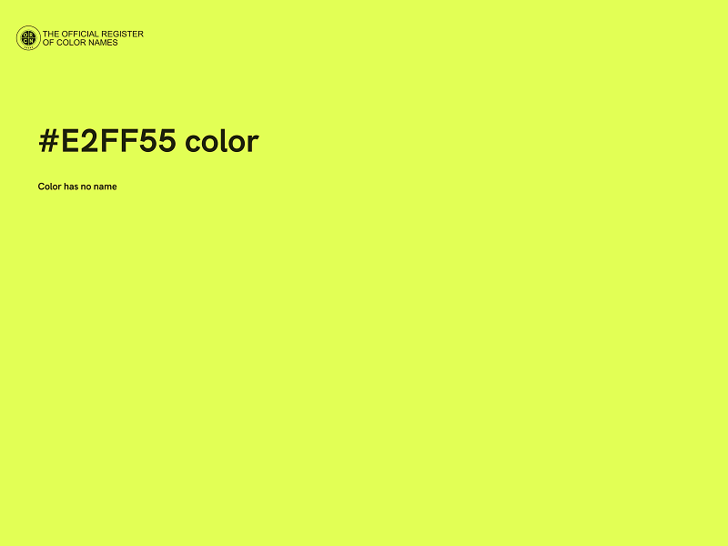 #E2FF55 color image