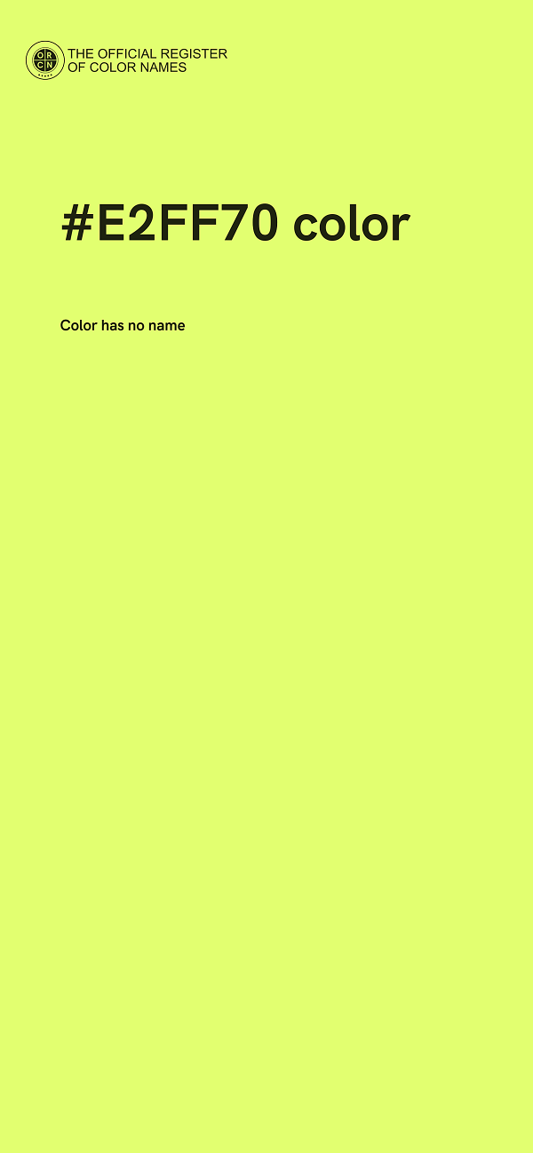 #E2FF70 color image