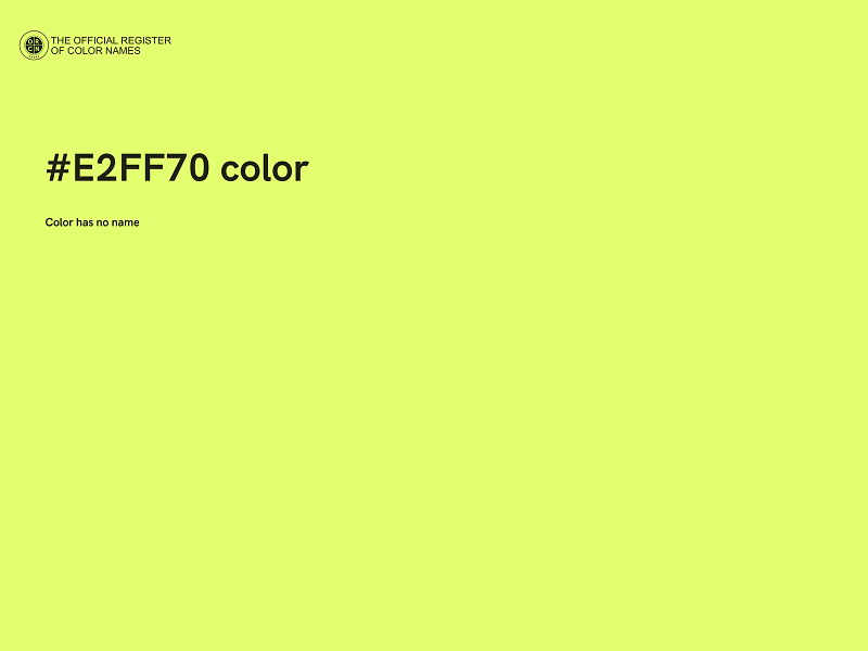 #E2FF70 color image