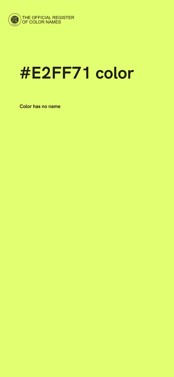 #E2FF71 color image