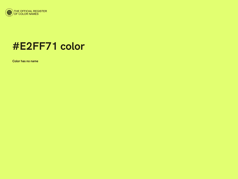 #E2FF71 color image