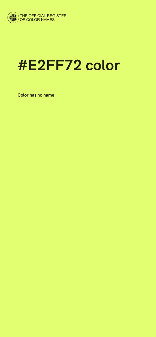 #E2FF72 color image