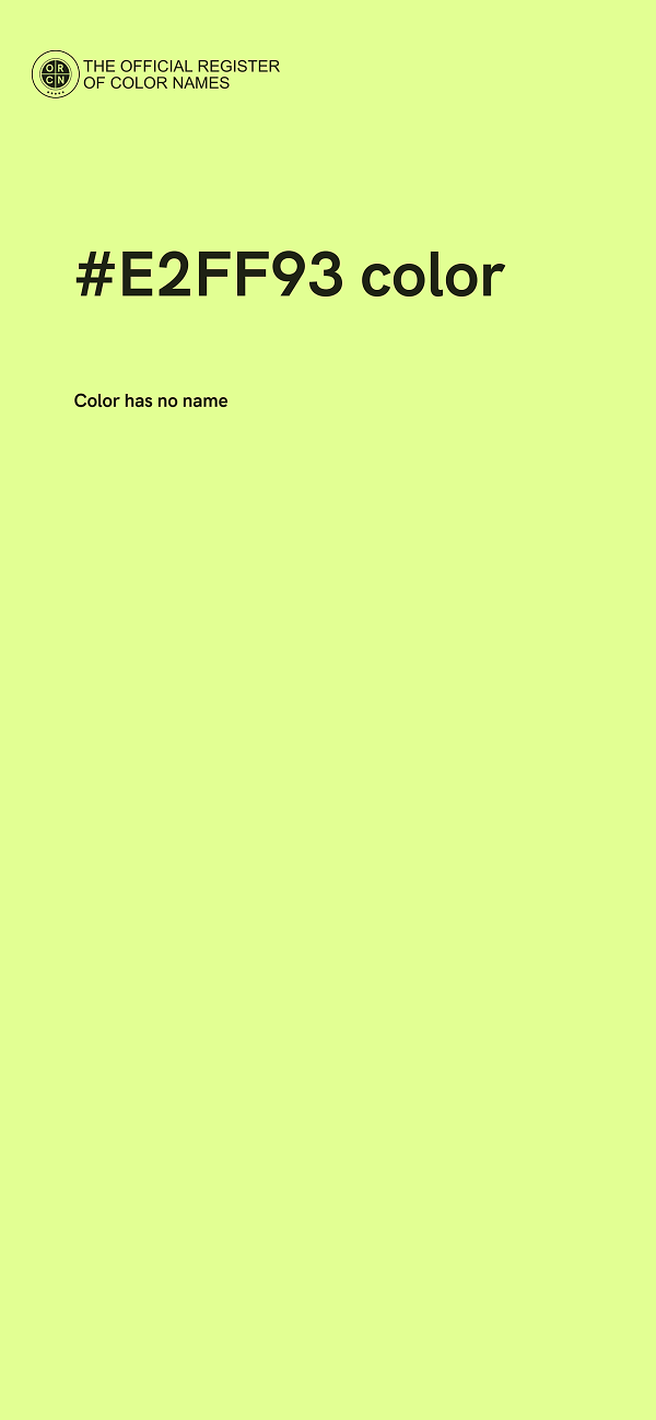 #E2FF93 color image