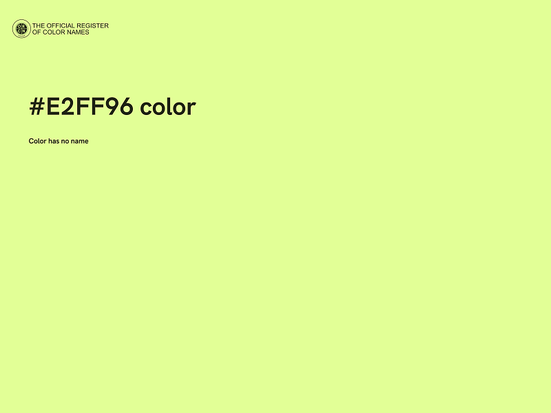 #E2FF96 color image