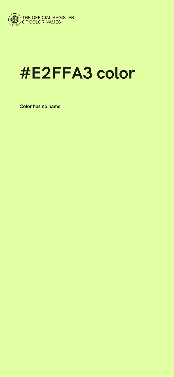 #E2FFA3 color image