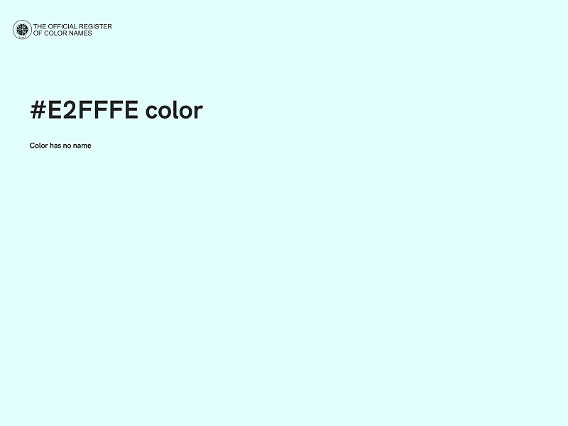 #E2FFFE color image