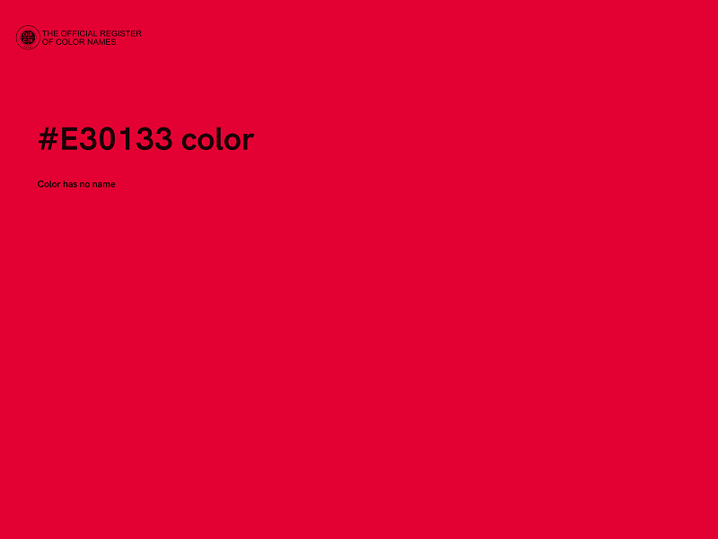 #E30133 color image