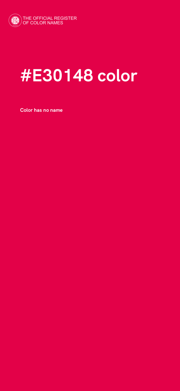 #E30148 color image