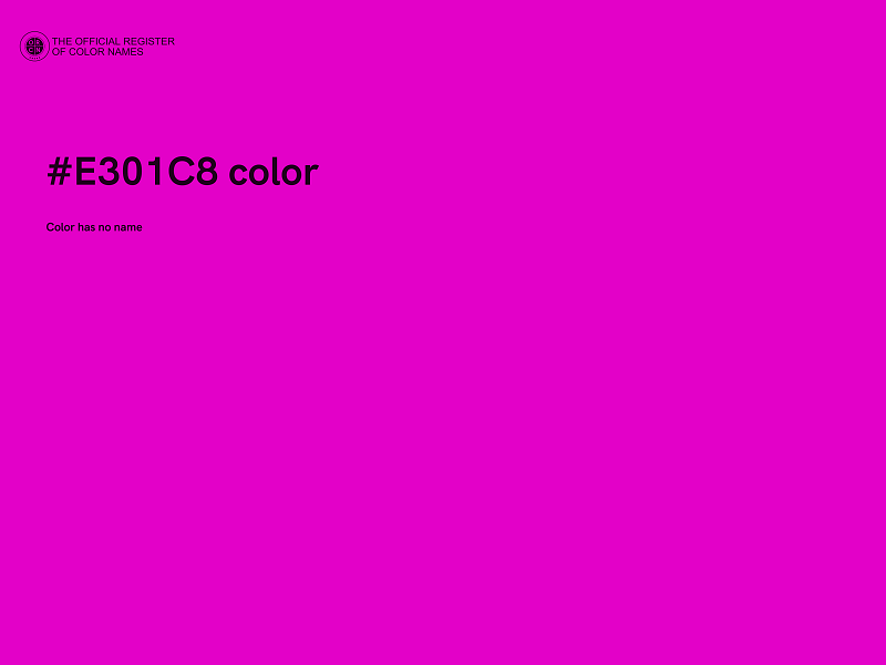 #E301C8 color image