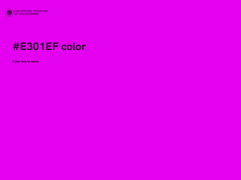 #E301EF color image