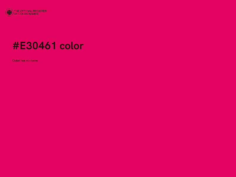 #E30461 color image