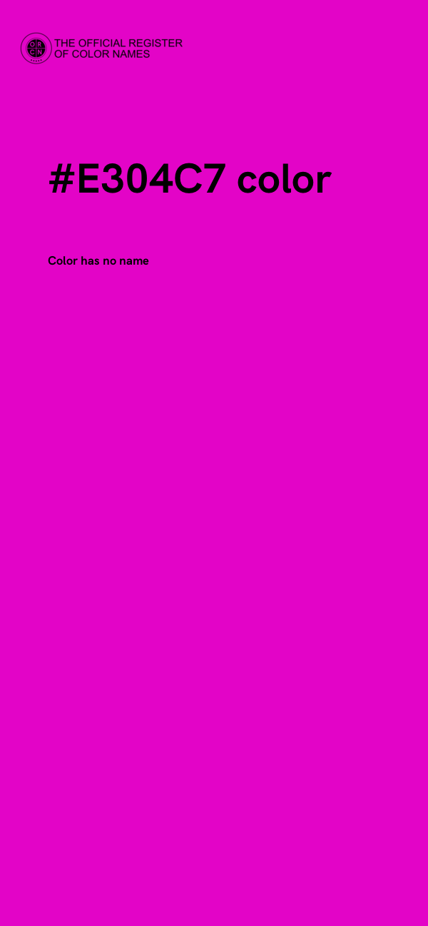#E304C7 color image
