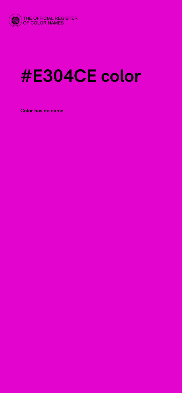 #E304CE color image