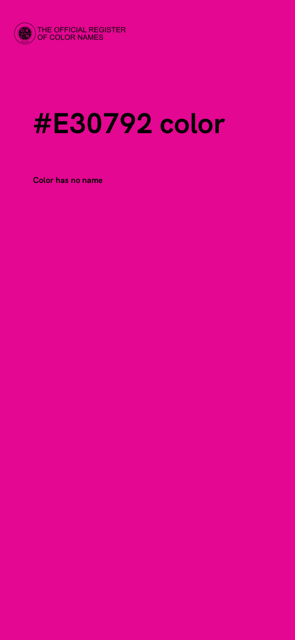 #E30792 color image