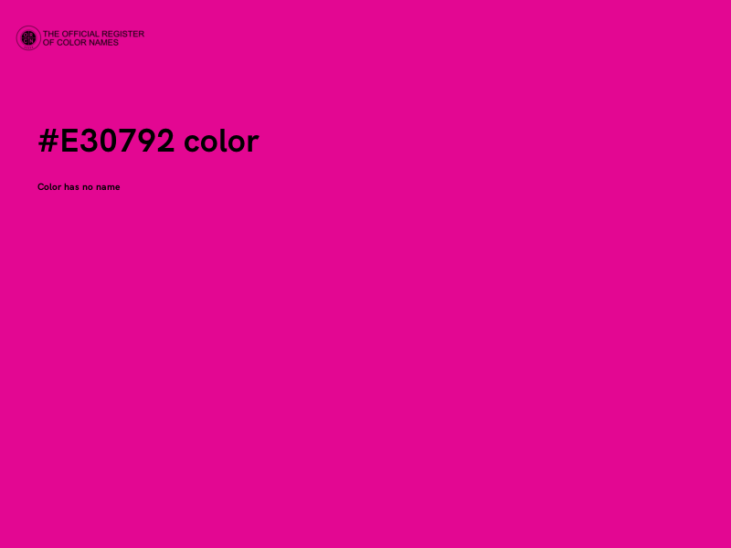 #E30792 color image