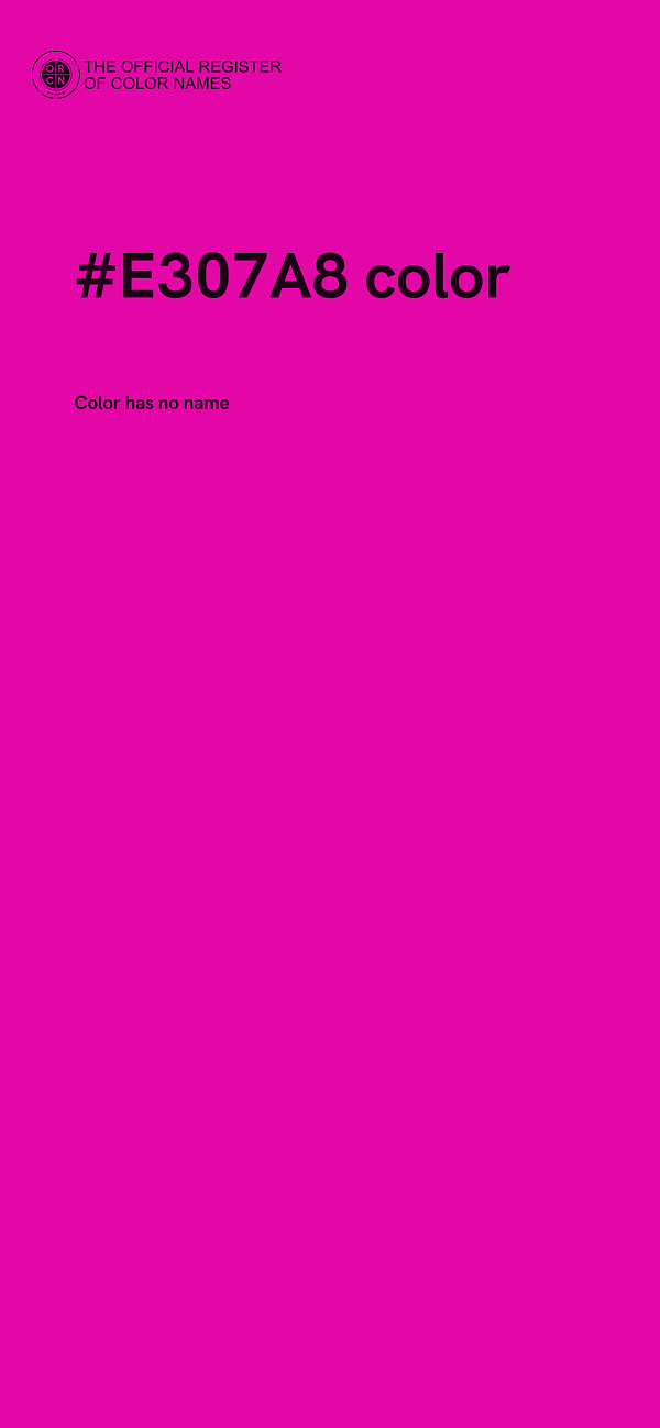 #E307A8 color image