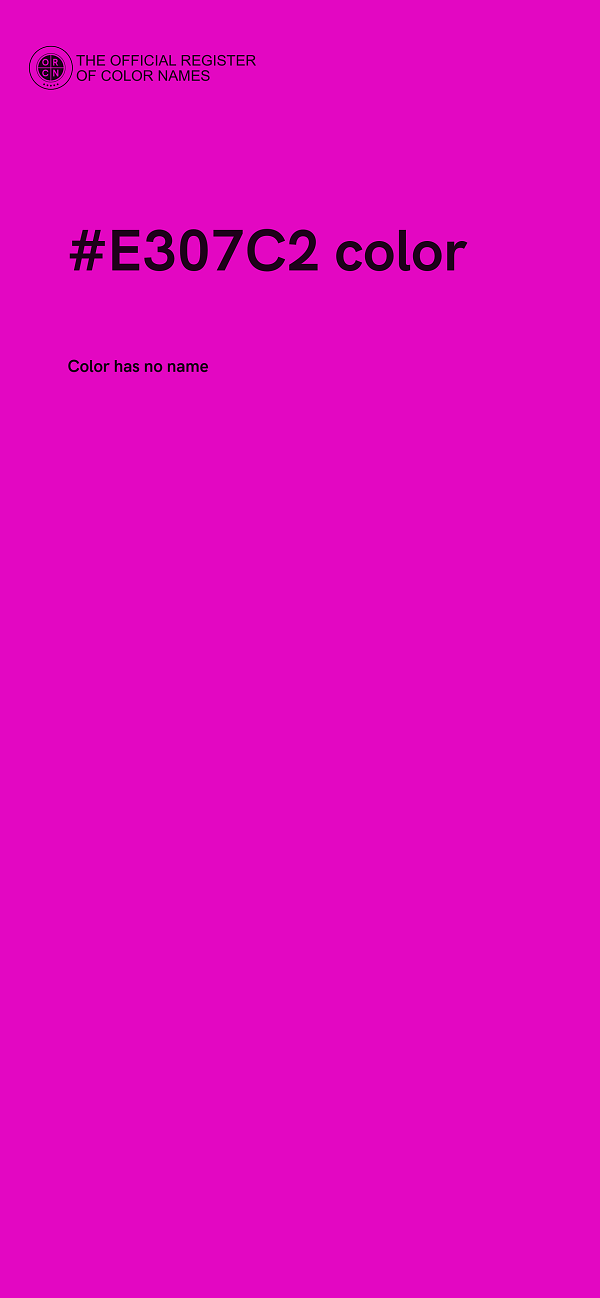 #E307C2 color image