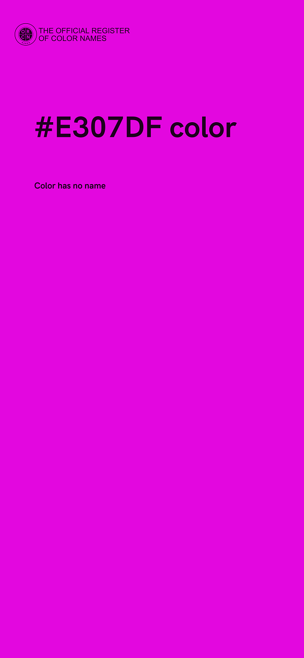 #E307DF color image