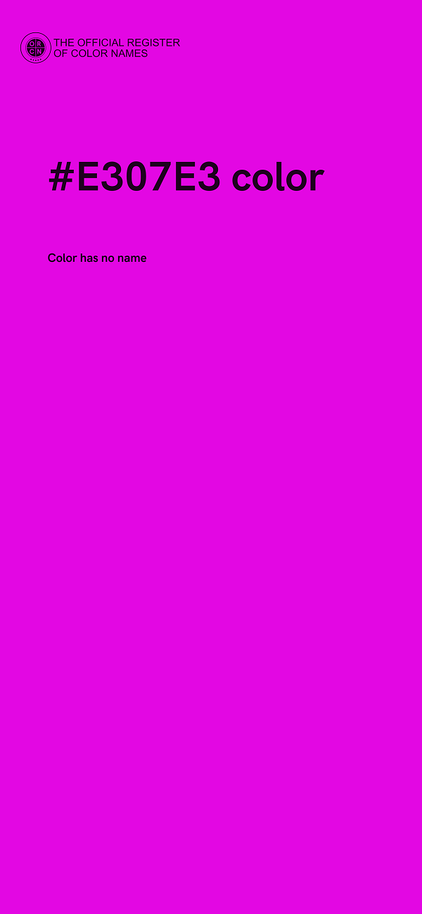 #E307E3 color image