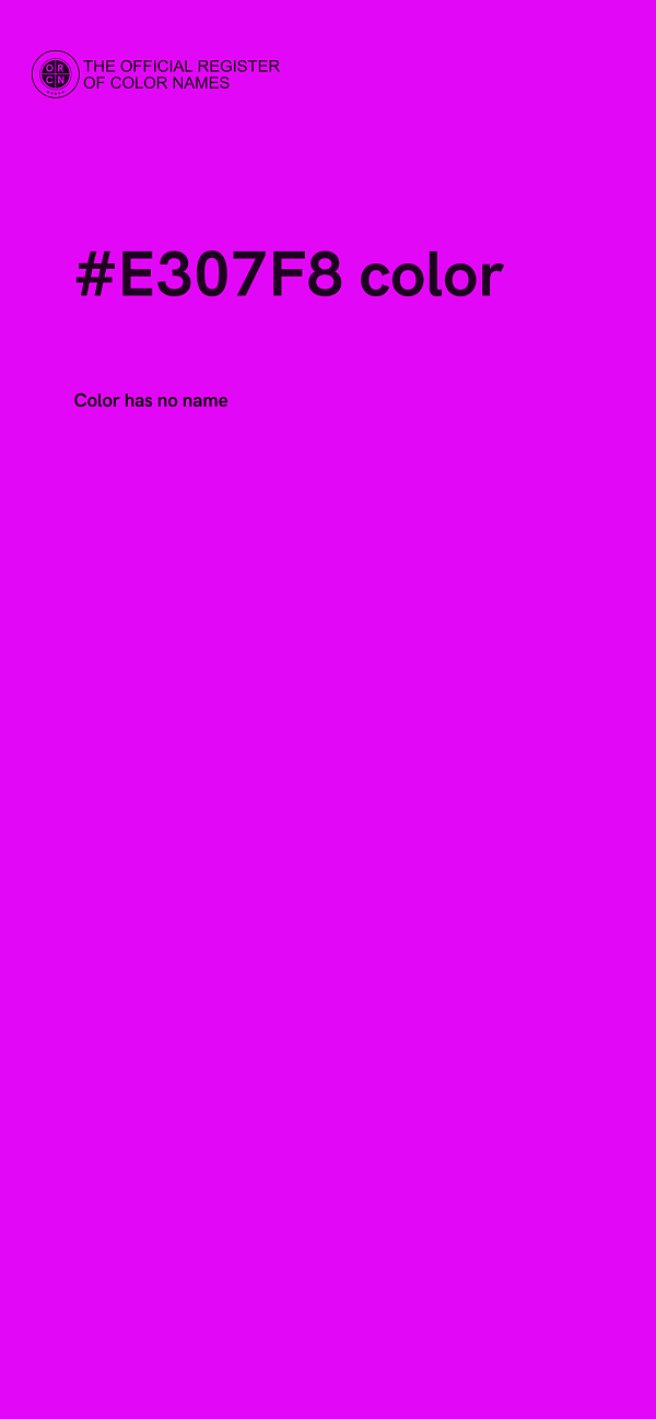 #E307F8 color image