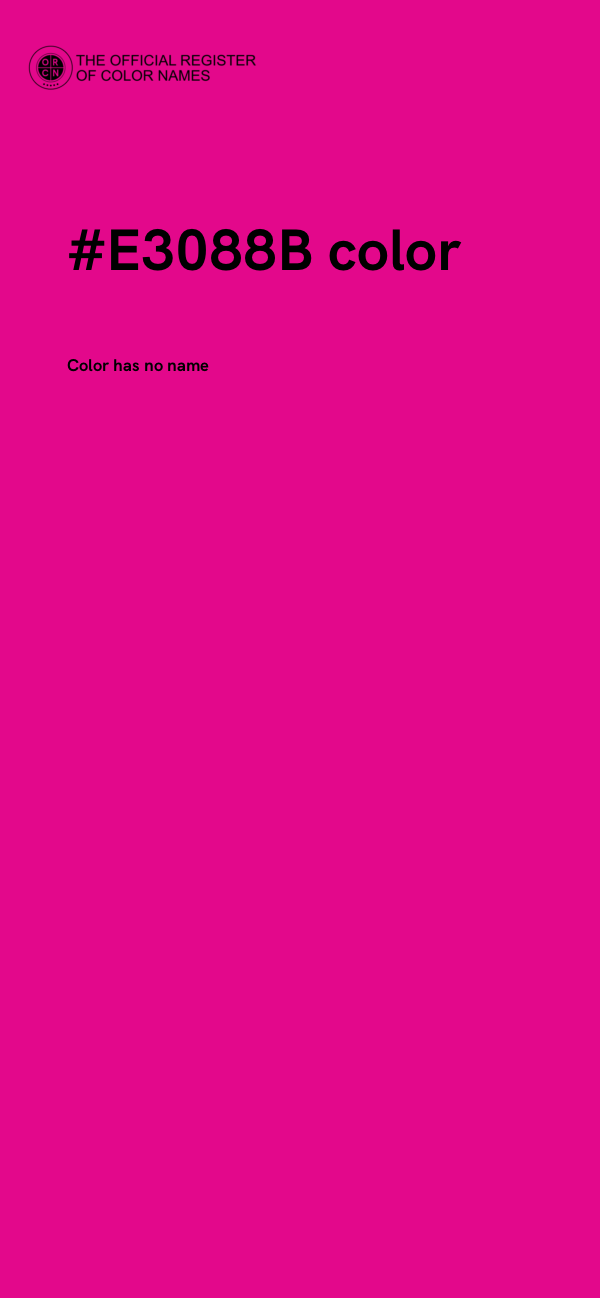 #E3088B color image