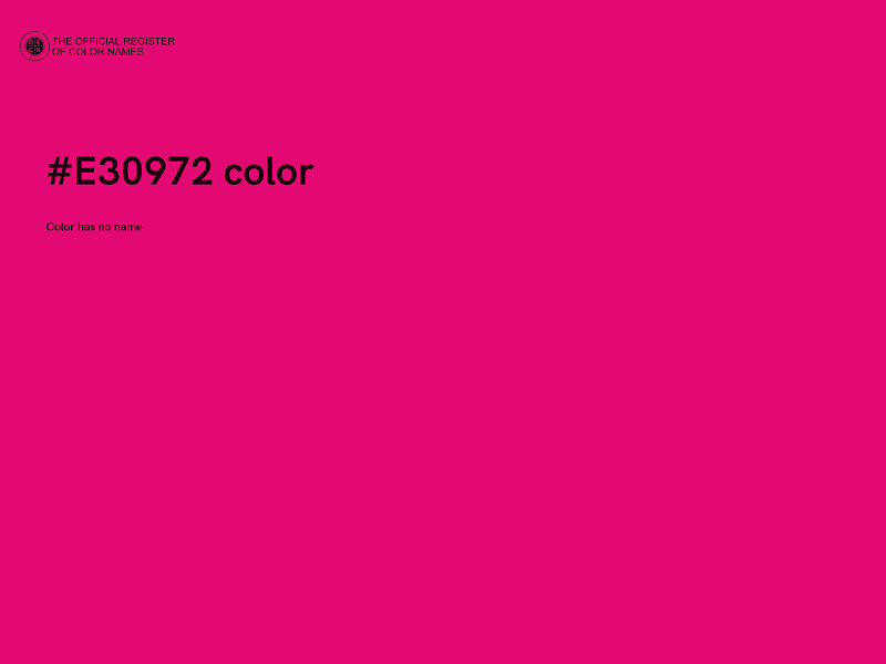 #E30972 color image